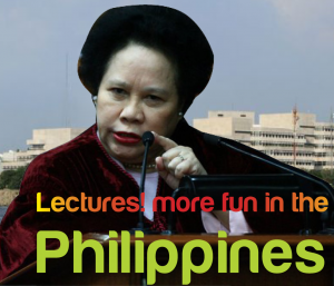Lectures are more fun in the Philippines