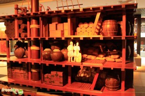 Mini wine processing at Macau Museum