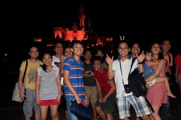 Group Photo at DisneyLand