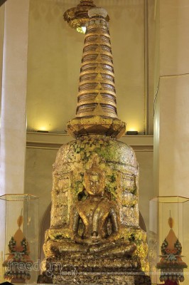 A Buddha in Wat Saket