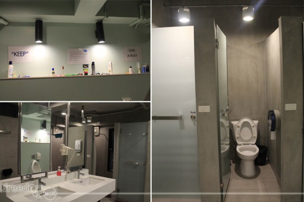 lub d siam washroom and shower area