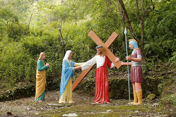 Camiguin's stations of the cross: Jesus meets his mother