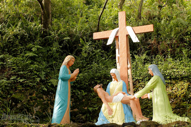 Camiguin stations of the cross: Lamentation