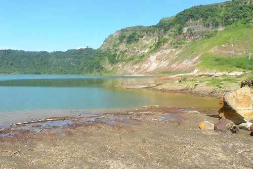 A closer look of Taal Volcano's Main Crater Lake