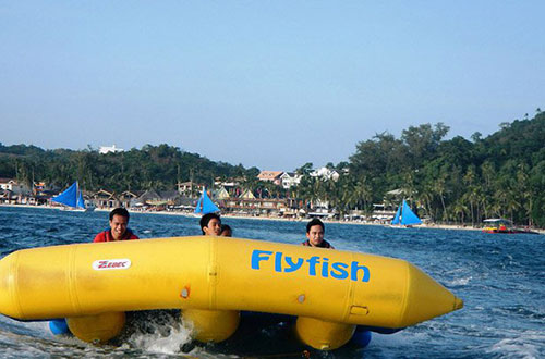 The extreme flyfish ride
