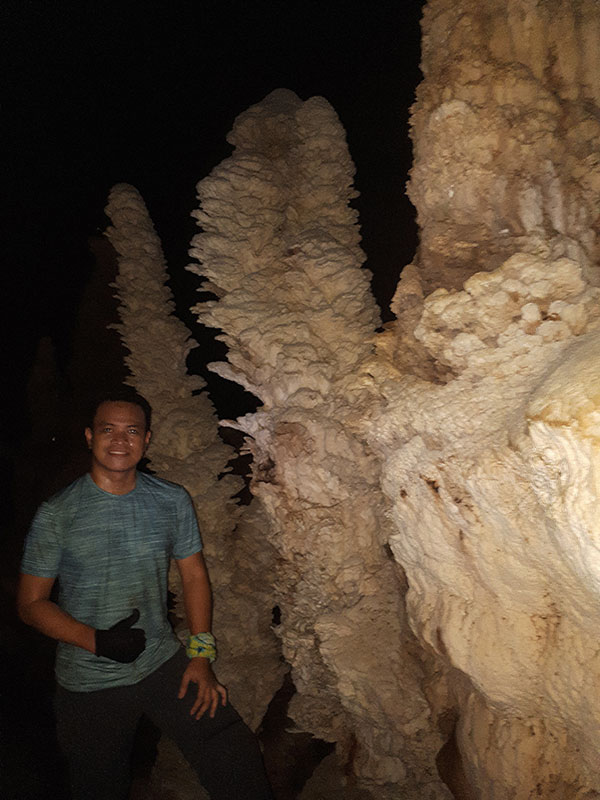 Towers cones of Upper Langun Cave
