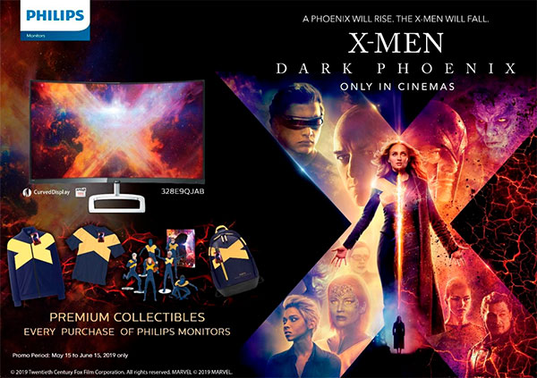 X-Men Dark Phoenix and Philips Monitor promotion