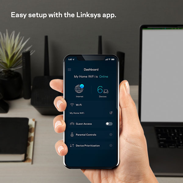 Linksys routers are easy to setup and use