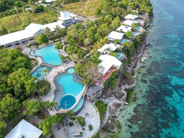 Aerial photo of Antulang Beach Resort