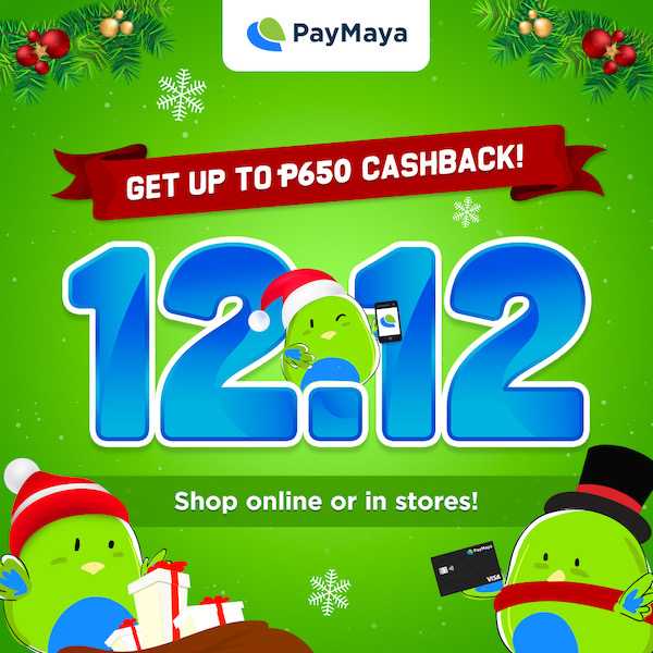 Shop more and save more with PayMaya this 12.12 Sale