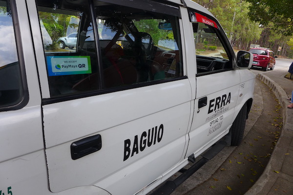 PayMaya Scan-to-Pay QR Code enablement in Baguio City Taxis