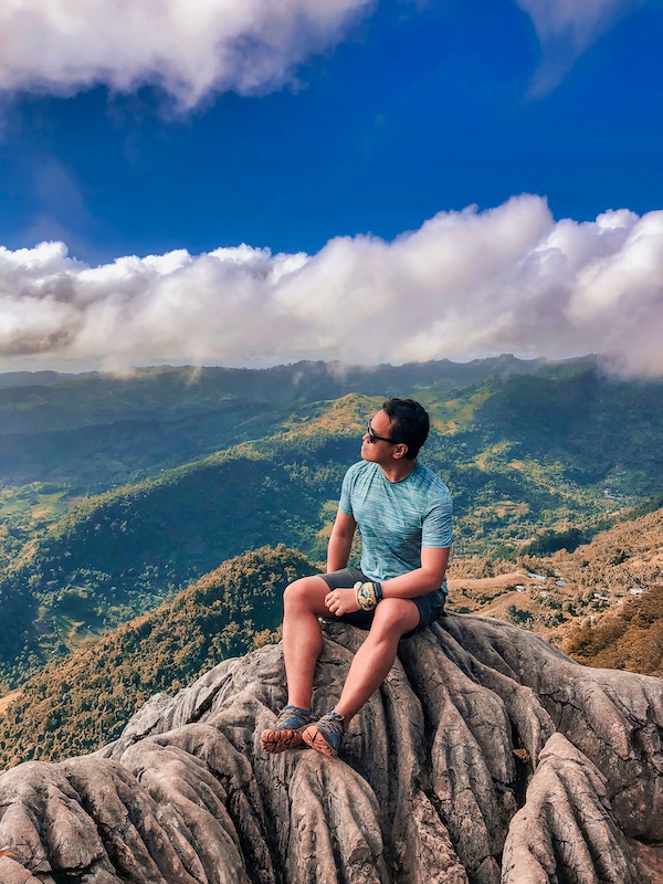 Ian Limpangog in Mount Mauyog in Balamban Cebu