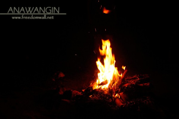 Anawangin Camp Fire