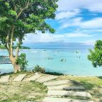 A gorgeous beach fronting Ogtong Cave Resort